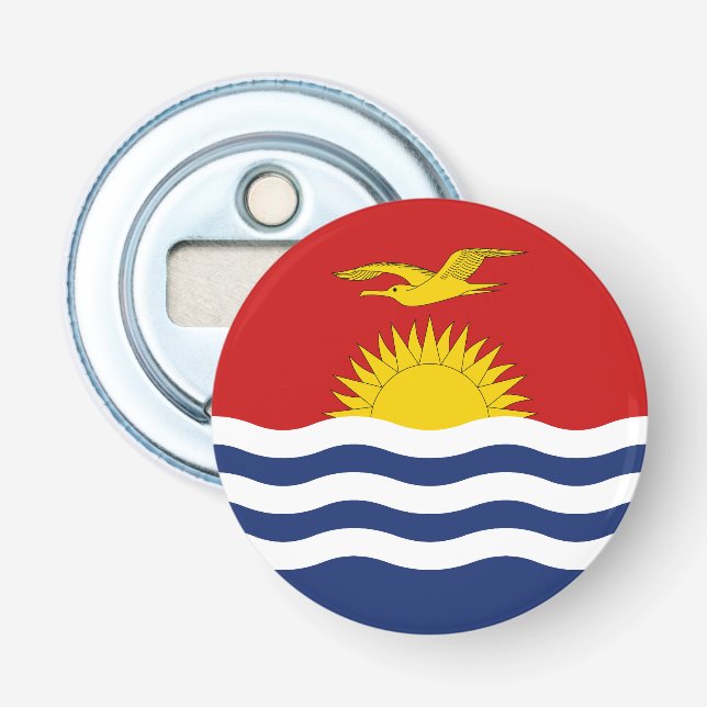 Kiribati-flagga Flasköppnare (Framsidan)