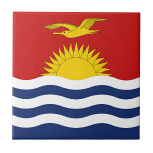 Kiribati Flagga Kakelplatta