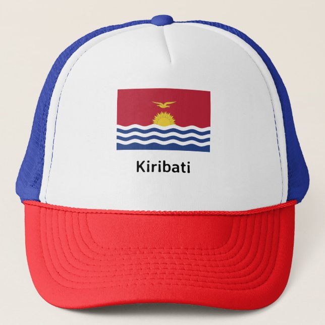 Kiribati Flagga Keps (Framsida)