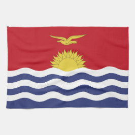 Kiribati flagga kökshandduk