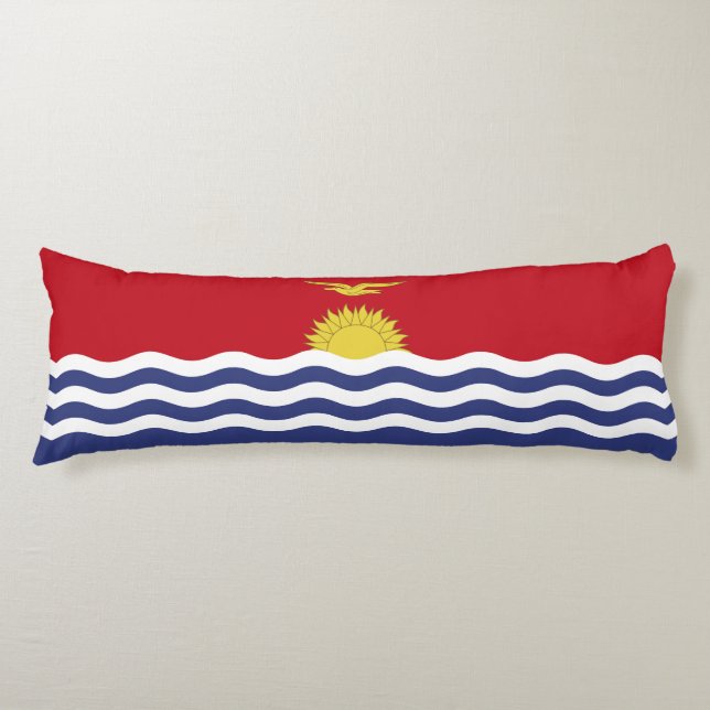 Kiribati flagga kroppskudde (Framsidan)