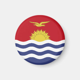 Kiribati flagga magnet