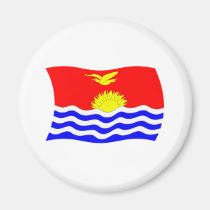 Kiribati Flagga Magnet