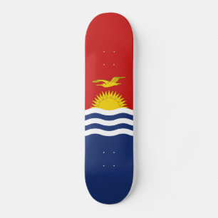 Kiribati Flagga Mini Skateboard Bräda 18,5 Cm