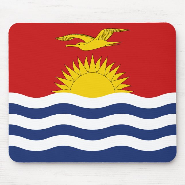 Kiribati Flagga Musmatta (Framsidan)