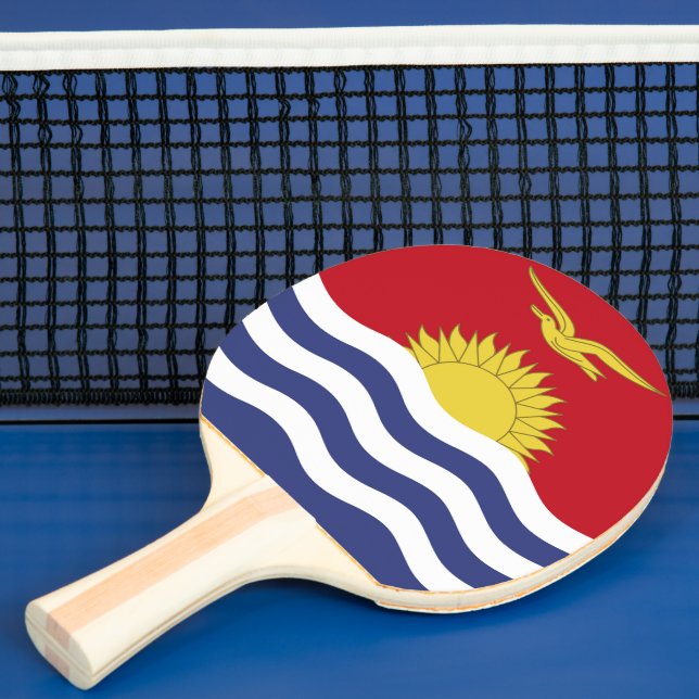 Kiribati flagga pingisracket (Insitu)