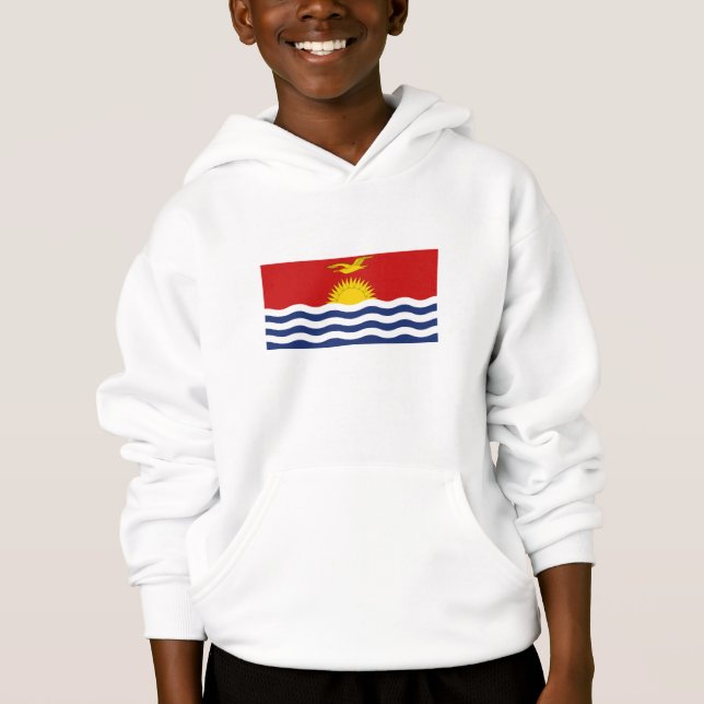 Kiribati Flagga T Shirt (Framsida)