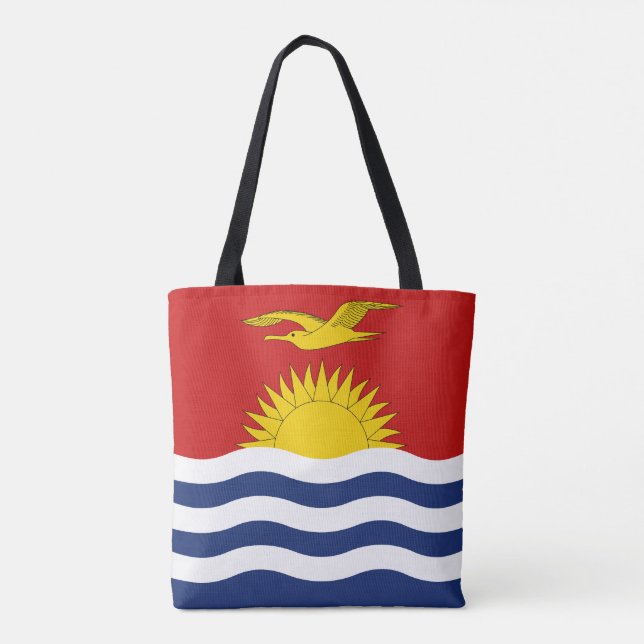 Kiribati-flagga Tygkasse (Baksida)