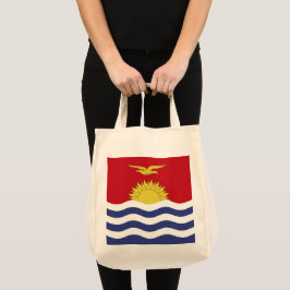 Kiribati flagga tygkasse