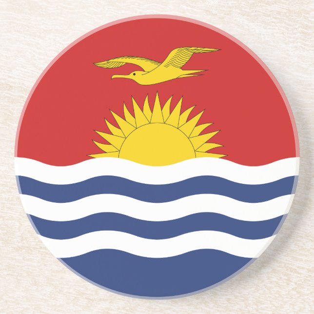 Kiribati Flagga Underlägg (Framsidan)
