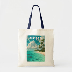 Kiribati Illustration Resa Konst Vintage Tygkasse