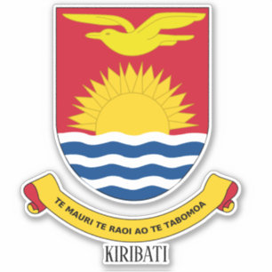 Kiribati Jackar Arm Patriotic Klistermärken