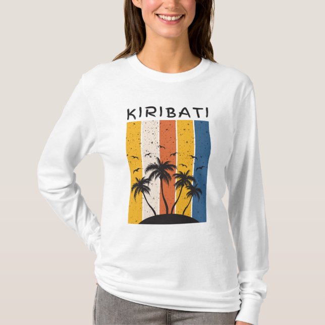 Kiribati Kvinnors T Shirt (Framsida)