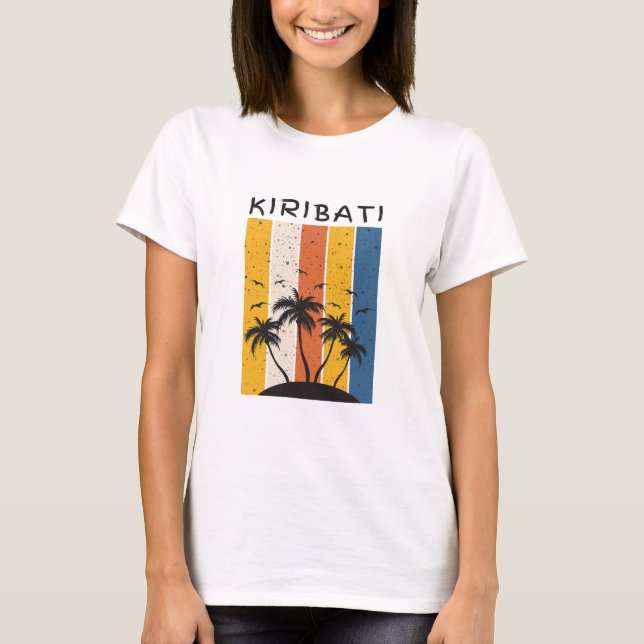 Kiribati Kvinnors T Shirt (Framsida)