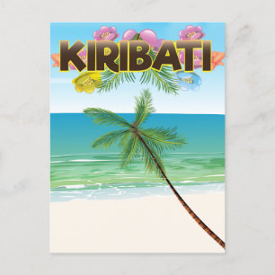 Kiribati-öarnas resaffisch vykort