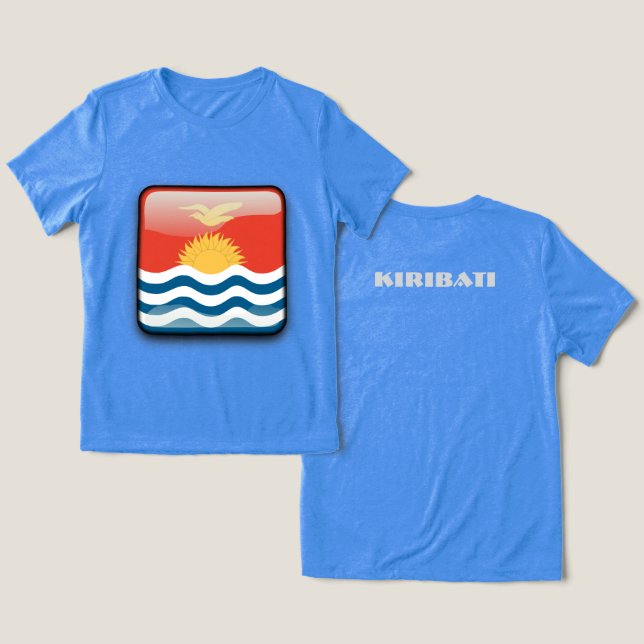 KIRIBATI Speciell Tourist Gift Classic T Shirt (Design fram och bak)