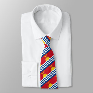 Kiribati Ties, mode Kiribati Flagga, företag Slips