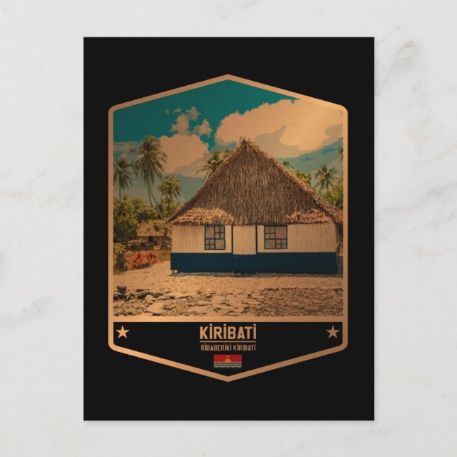 Kiribati Vykort (Framsida)