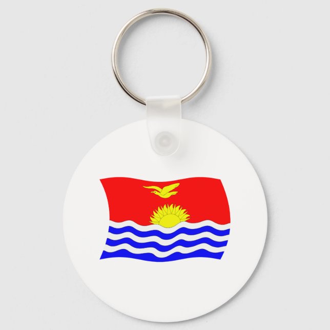 Kiribatis flagga Nyckelring (Framsida)