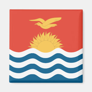Kiribatisk högkvalitativ flagga magnet