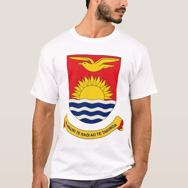 Kiribatisk vapensköldT-tröja T Shirt (Framsida)