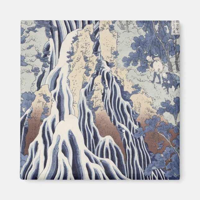 Kirifuri Fall på Kurokami-berget Magnet (Framsidan)