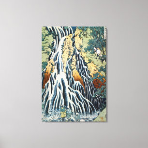 Kirifuri Waterfall, Hokusai Canvastryck