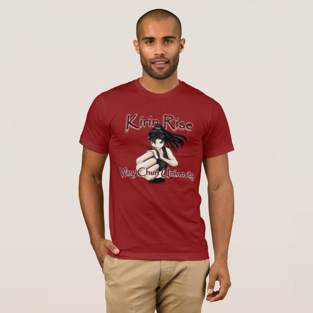 Kirin Stiga upp Bella Canvas Passande T-Shirt (Hel framsida)