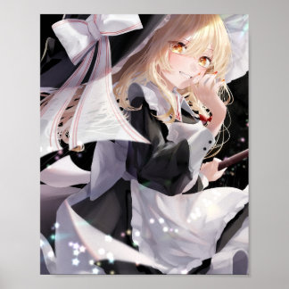 Kirisame Marisa i Black Poster
