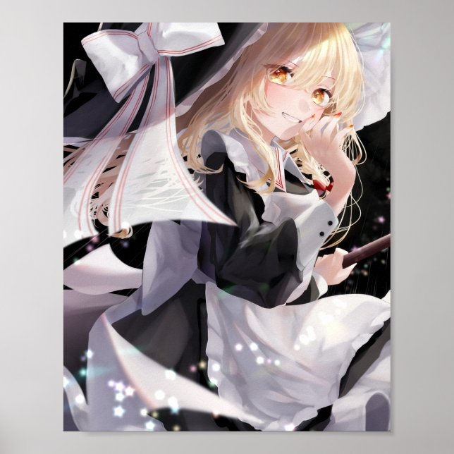 Kirisame Marisa i Black Poster (Framsidan)