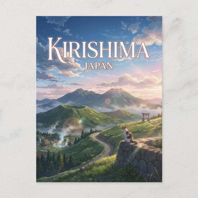 Kirishima Japan Vykort (Framsida)
