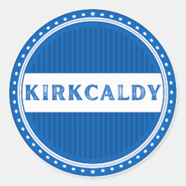Kirkcaldy City Pride Emblem – skotsk identitet Runt Klistermärke