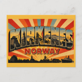 Kirkenes Norge-monument Vykort