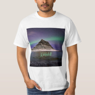 Kirkjuberget i Islandet norra Ljus T Shirt