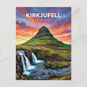 Kirkjufell Island Vykort