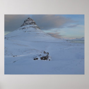 Kirkjuföll Island Poster