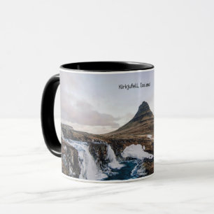 Kirkjuföll, kyrkberget, Island Mugg