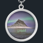 Kirkjuföll Mountain i Islandet norra Ljus Silverpläterat Halsband<br><div class="desc">Kirkjuföll Mountain i Islandet norra Ljus</div>