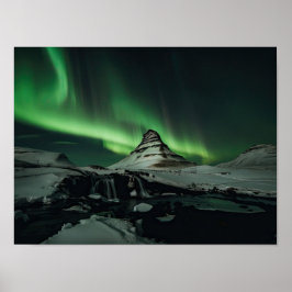 Kirkjuföll och norra ljus poster