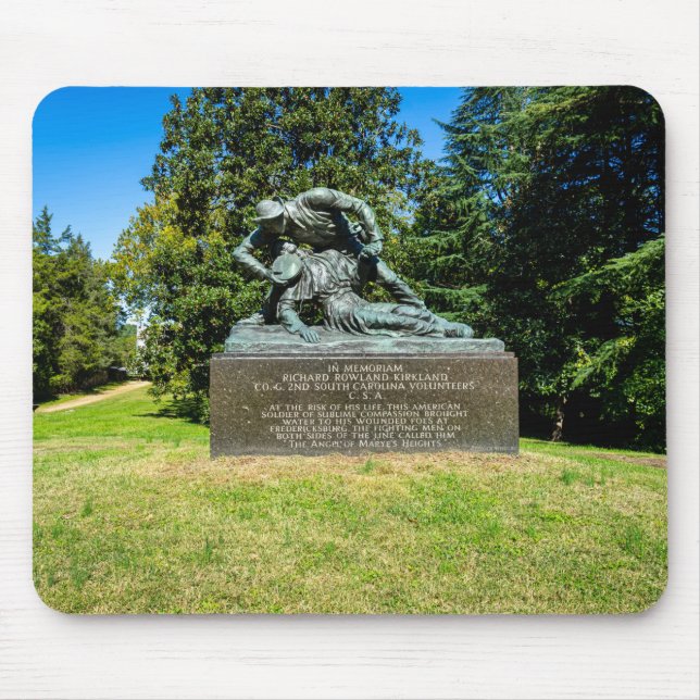 Kirkland Monument i Fredericksburg Battlefiel Musmatta (Framsidan)