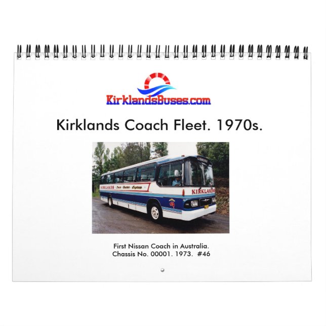 Kirklands Buss och Coach Fleet Kalender (Omslag)