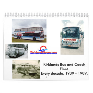 Kirklands buss- och lagledareflotta kalender