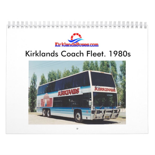 Kirklands buss- och lagledareflotta kalender (Omslag)