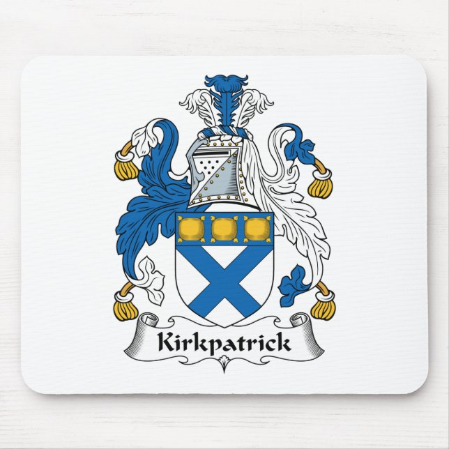 Kirkpatrick familjvapensköld musmatta (Framsidan)
