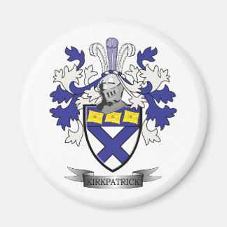 Kirkpatrick Family Crest Jackar om Arm Magnet