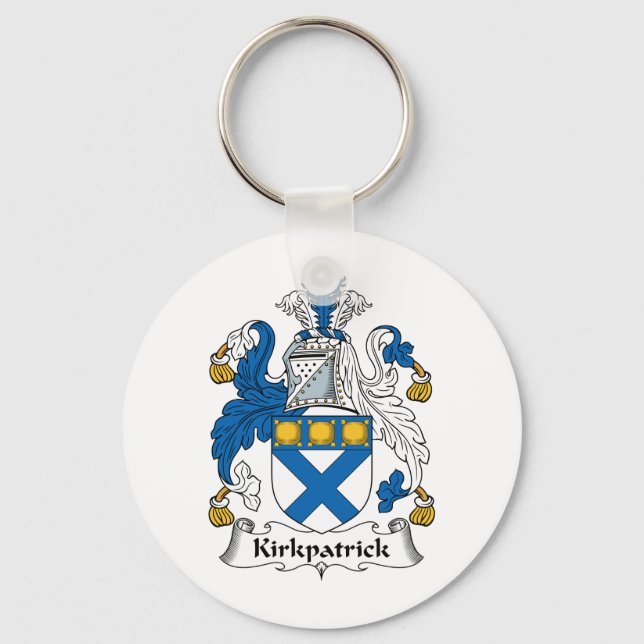 Kirkpatrick Family Crest Nyckelring (Framsida)