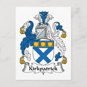 Kirkpatrick Family Crest Vykort