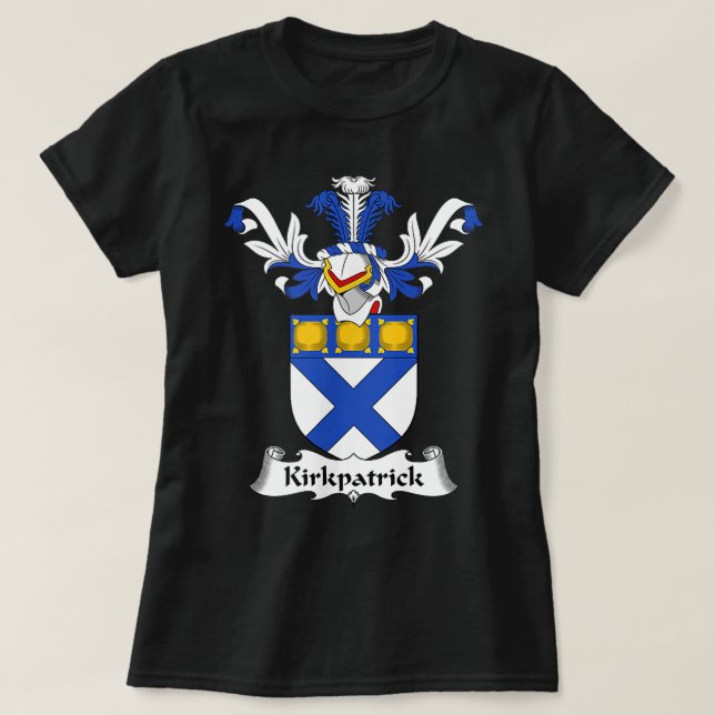 Kirkpatrick Jackar om Arm Family Crest T Shirt (Design framsida)