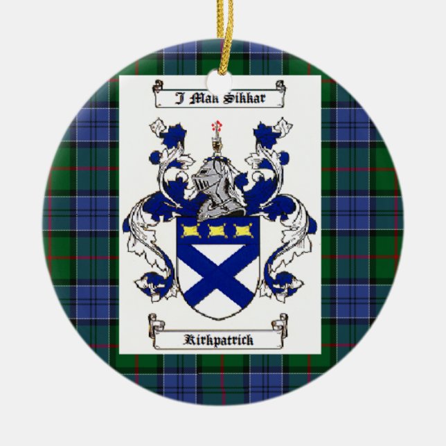 Kirkpatrick Julgransprydnad Keramik (Framsidan)