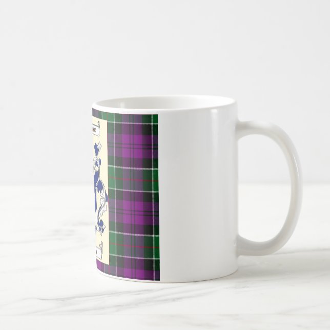 Kirkpatrick vapensköld på den Couquhoun Kaffemugg (Höger)